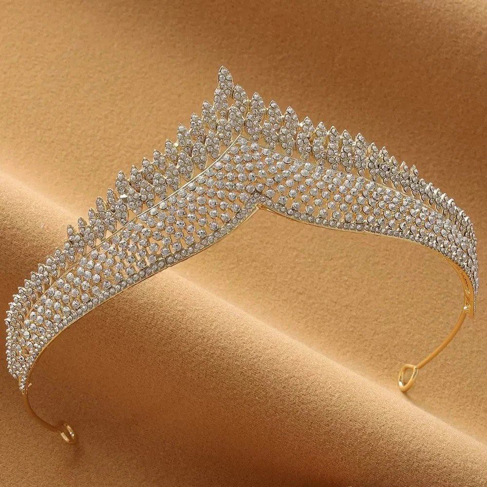 Elegant Gold and Silver Women's Tiara